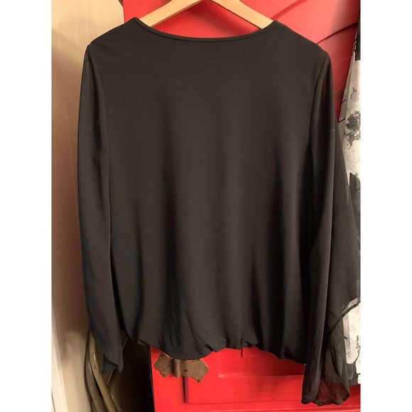 Alfani & Mix Nouveau Sze Med 2 Piece Set Sparkly Dressy Skirt Shirt Holidays EUC - Picture 5 of 9